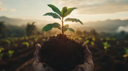 World Microvolunteering Day Sustainable Earth Renewal - Eco-Conscious Gen Z Reforestation Mission with Organic Growth and Climate Hope for Regenerative Marketing