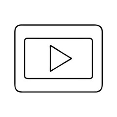 Video play button icon representing streaming and media consumption