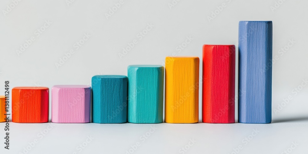 Poster data-driven financial wellness vibrant gradient bar graph illustrating debt reduction strategy, mode