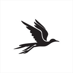 flying bird silhouette