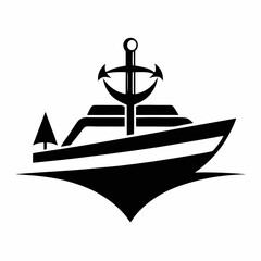 anchor icon on white background