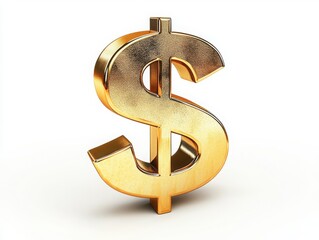 Golden dollar sign