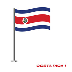 Flag Of Costa Rica 1, Costa Rica 1 flag, National flag of Costa Rica 1. table flag of Costa Rica 1.