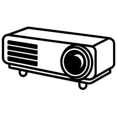 vector illustration of a  projector 