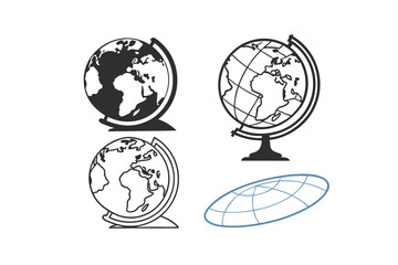 vector globe icon