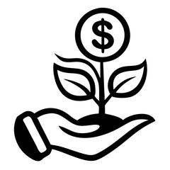 Obraz premium world investment day silhouette