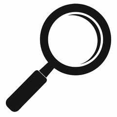 magnifying glass isolated on white