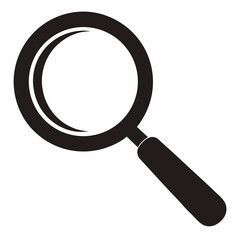 magnifying glass isolated on white