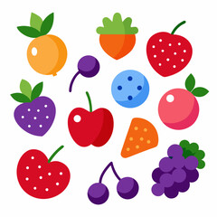 seamless pattern with fruits