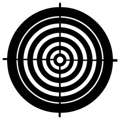 target on white background