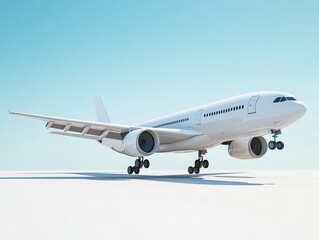 Obraz premium Airplane on the ground