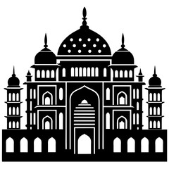  vector illustration of a mosque 