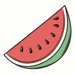 watermelon vector illustration