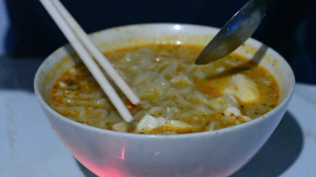 Japanese traditional food, udon recipe