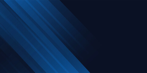 Obraz premium Blue black abstract background geometry shine and layer element vector for presentation design. Suit for business, corporate, institution, party, festive, seminar, and talks