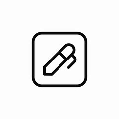 pen tool icon sign vector
