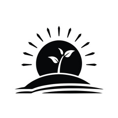 vector illustration of a tropical island