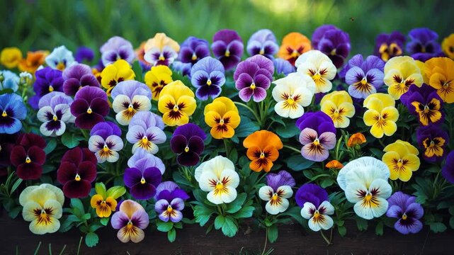 Close-up of a flower garden