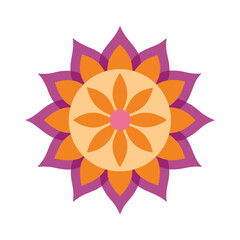 simple mandala vector art illustration design