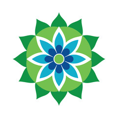 simple mandala vector art illustration design