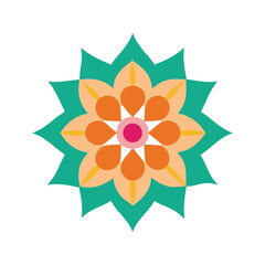 simple mandala vector art illustration design