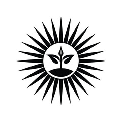 sun icon vector illustration