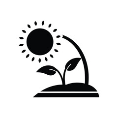 vector illustration of a sun