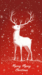 Merry Christmas Reindeer