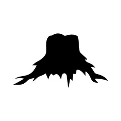 tree roots silhouette