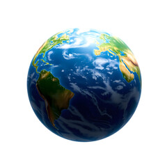 earth isolated on transparent background