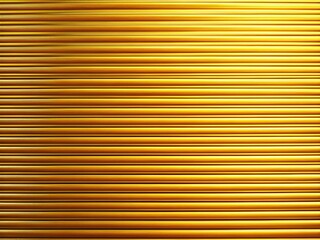 Obraz premium Golden Corrugated Tubes Abstract Background