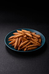 Cinnamon flavored biscuits or breadsticks