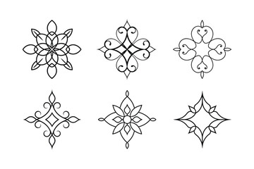 graphics ornament vector line art design