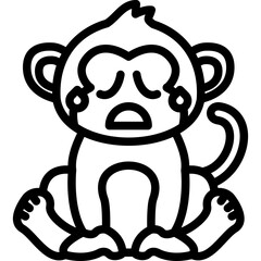 Sweating Monkey Icon