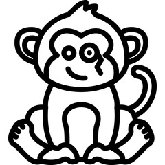Monocle Monkey Icon