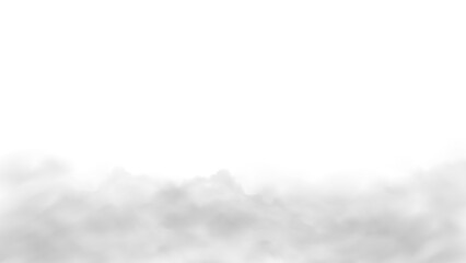 Realistic Ground Fog Overlay with Soft Diffusion PNG overlay