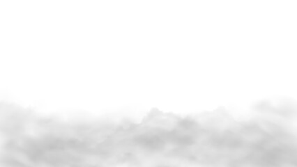 Realistic Ground Fog Overlay with Soft Diffusion PNG overlay