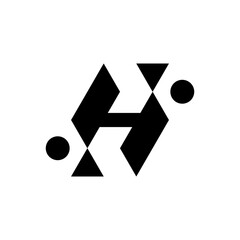 letter H logo
