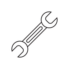 wrench vector image, this vector image can be used to create company logos, banners and others
