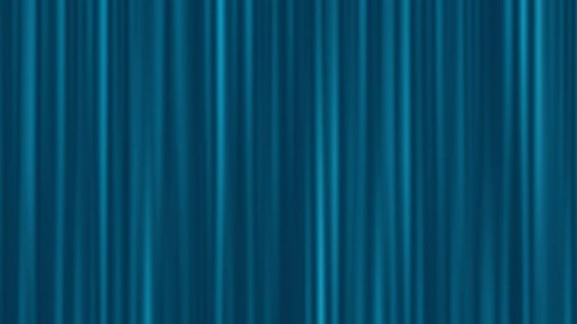 Animaci&oacute;n de cortina de tela azul con pliegues verticales y textura brillante, ideal para escenarios, dise&ntilde;o interior y fondos abstractos