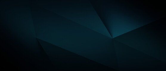 Dark cyan color abstract background for wide banner