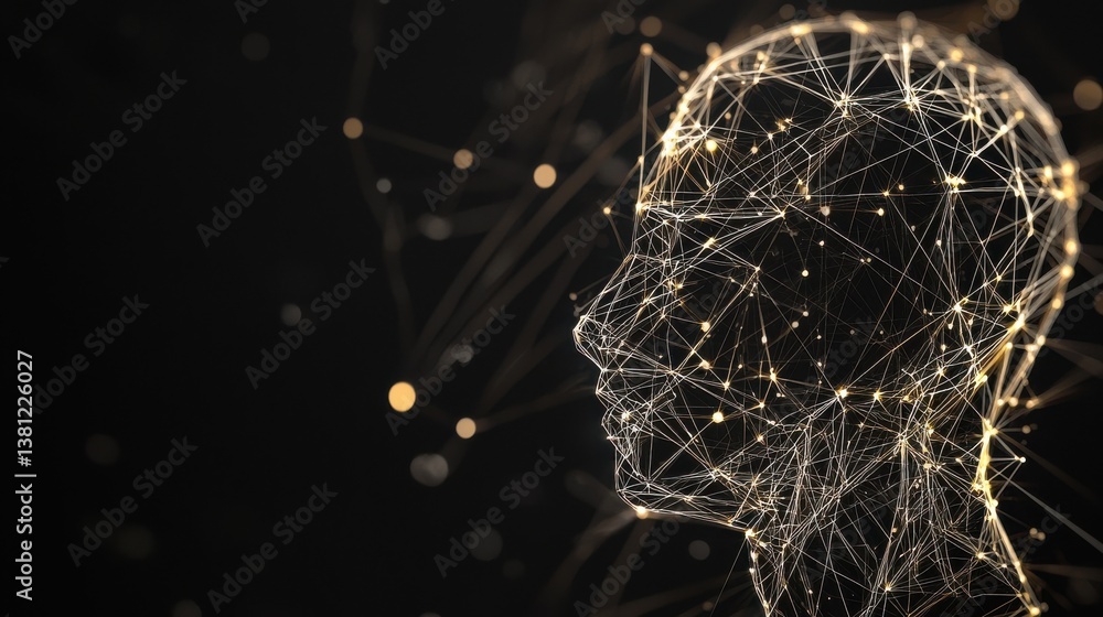 Poster digital transformation identity exploring human-machine interaction in futuristic environment