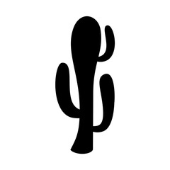 Obraz premium cactus silhouette