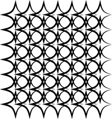 Fototapeta premium Window lattice design icon in different style arched A decorative window frame