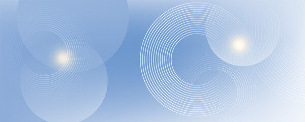 Abstract blue modern background with circle elements. Digital technology concept. vector illustration