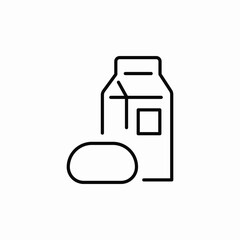 dairy products icon sign vector