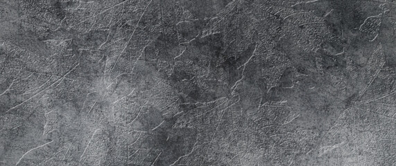 Gray metal vector background with maple leaves texture for cover design, poster, flyer, cards and design interior. Tile. Grange wall. Abstract template for design.