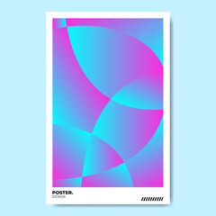 abstract soft pink color gradient poster. modern poster