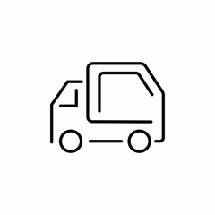 truck service tool icon sign vector