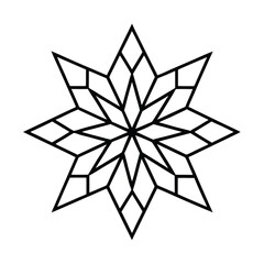 abstract flower icon